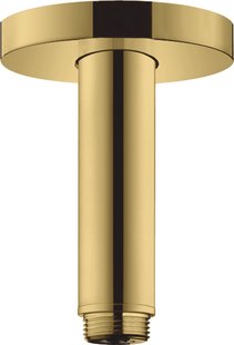 Hansgrohe plafondbevestiging S 100 mm, Polished Gold Optic