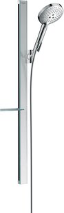 Hansgrohe Raindance Select S doucheset 120 3jet EcoSmart 9 l/min met Unica&apos; E glijstang 90 cm, chroom