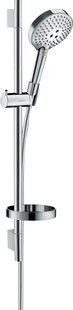 Hansgrohe Raindance Select S doucheset 120 3jet PowderRain met Unica&apos;S Puro glijstang 65 cm, chroom