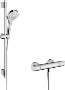 Hansgrohe Croma Select S Vario renovatieset 72 cm met EcoStat 1001 CL thermostaat, wit/chroom