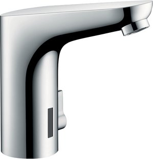 Hansgrohe Focus elektronische wastafelmengkraan met temperatuurgreep en batterij, chroom