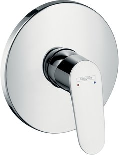 Hansgrohe Focus ééngreeps douchemengkraan afbouwdeel, chroom