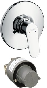 Hansgrohe Focus douchemengkraan complete set inbouw, chroom
