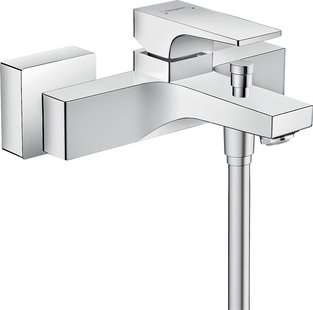 Hansgrohe Metropol ééngreeps badmengkraan opbouw, chroom