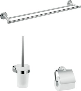 Hansgrohe Logis Universal badaccessoireset 3 in 1, chroom