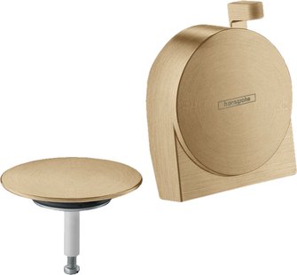 Hansgrohe Exafill S afbouwdeel S badvul-, overloop- en afvoergarnituur, Brushed Bronze