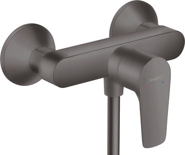 Hansgrohe Talis E ééngreeps douchemengkraan opbouw, Brushed Black Chrome