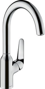 Hansgrohe Focus M42 ééngreeps keukenmengkraan 220, chroom
