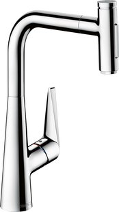 Hansgrohe Talis Select M51 M5117-H300 ééngreeps keukenmengkraan met uittrekbare vuistdouche, chroom