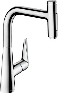 Hansgrohe Talis Select M51 M5117-H220 ééngreeps keukenmengkraan met uittrekbare vuistdouche, chroom