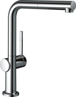 Hansgrohe Talis M54 ééngreeps keukenmengkraan 270 EcoSmart met uittrekbare uitloop, chroom