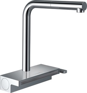 Hansgrohe Aquno Select M81 ééngreeps keukenkraan 250, uittrekbare uitloop, 2jet, chroom