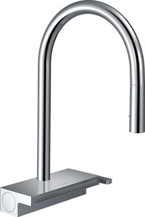 Hansgrohe Aquno Select M81 ééngreeps keukenkraan 170, uittrekbare vuistdouche, 3jet, chroom