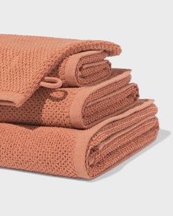 HEMA Handdoek 2e kans recycled katoen terra (terra)