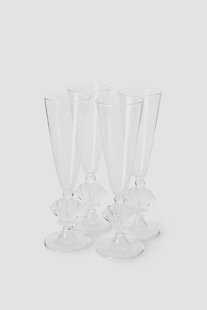 Champagneglazen met schelp