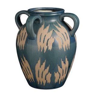 Mica Decorations Caldo Vaas - L28 x B28 x H36 cm - Donkerblauw