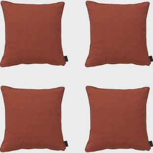 Madison - Sierkussen Panama terra - Ca. 60x60 cm - Set van 4