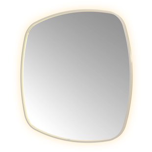 Spiegel Hotbath &MORE 120x120 cm LED-Verlichting Spiegelverwarming Deens Ovaal RVS