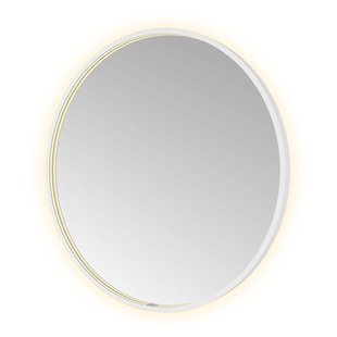 Spiegel Hotbath &MORE 80x80 cm LED-Verlichting Spiegelverwarming Rond Mat Wit