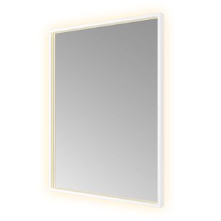 Spiegel Hotbath &MORE 80x60 cm LED-Verlichting Spiegelverwarming Rechthoek Mat Wit