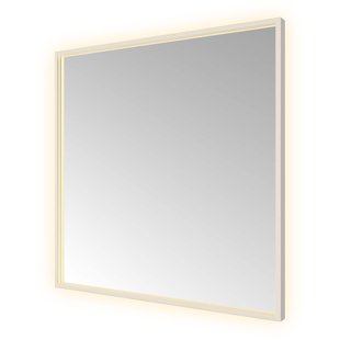 Spiegel Hotbath &MORE 80x80 cm LED-Verlichting Spiegelverwarming Vierkant RVS