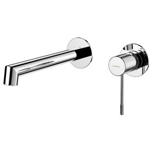 Wastafel Mengkraan 2-gats Hangend Hoog Sapho Solaris Chroom