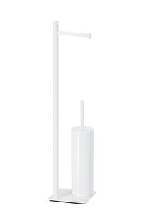 Vrijstaand Closetrol- en Borstelhouder Sapho Trilly Mat Wit