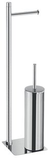 Vrijstaand Closetrol- en Borstelhouder Sapho Trilly Chroom