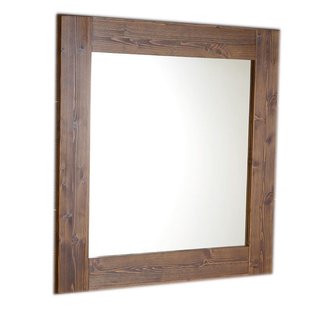 Spiegel met Houten Frame Sapho Brand 60x80 cm Gebeitst Sparrenhout