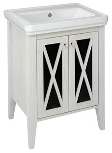 Wastafelmeubel Sapho Cross Wit Hout 55x81x43 cm