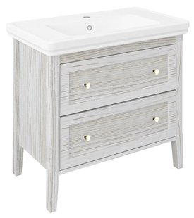 Wastafelmeubel Sapho Cross Wit Hout 85x81x47 cm