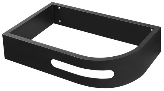 Wastafelbeugel met Handdoekhouder Sapho Pulse Links Zwart