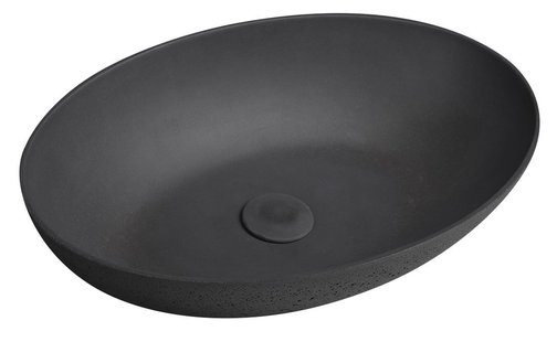 Vrijstaand Waskom Sapho Formigo 60x40 cm Antraciet