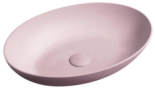 Vrijstaand Waskom Sapho Formigo 60x40 cm Roze