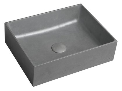 Vrijstaand Waskom Sapho Formigo 47,5x36,5 cm Zilver