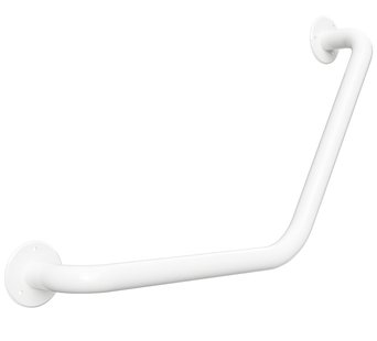 Handgreep Gebogen Sapho Handicap 40/40cm Wit