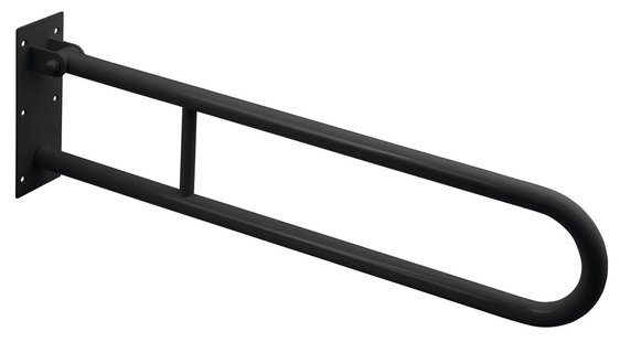 Handgreep U-Vorm Vouwbaar Sapho Handicap 60 cm Zwart