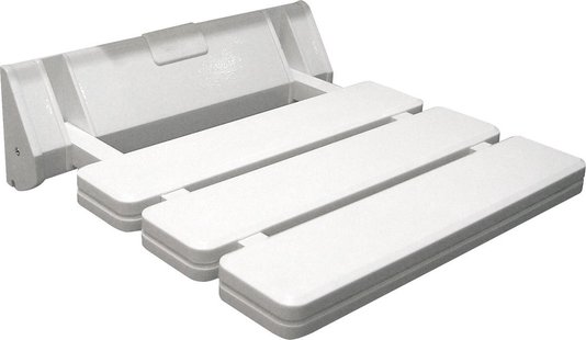 Douche Wandzitting Vouwbaar Sapho Handicap 32x33 cm Wit