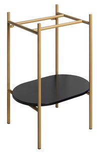 Wastafel Frame met Onderplank Sapho Puno 55x79,5x39,6 cm Goud Mat