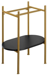 Wastafel Frame met Onderplank Sapho Puno 40x82x36 cm Goud Mat