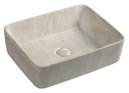Keramische Opbouw Waskom Sapho Dalma 48x38 cm Beige