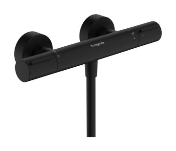Hansgrohe Ecostat Element Opbouw douchethermostaat, mat zwart