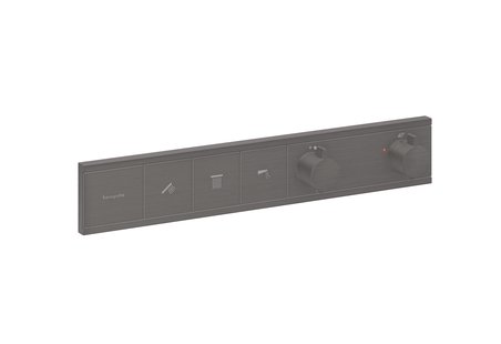 Hansgrohe RainSelect thermostaat inbouw voor 3 functies, Brushed Black Chrome
