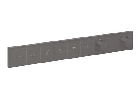 Hansgrohe RainSelect thermostaat inbouw voor 5 functies, Brushed Black Chrome