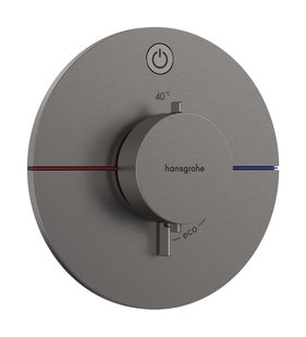 Hansgrohe ShowerSelect Comfort S thermostaat inbouw voor 1 functie, Brushed Black Chrome