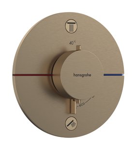 Hansgrohe ShowerSelect Comfort S thermostaat inbouw voor 2 functies, Brushed Bronze