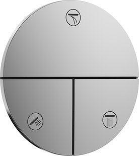 Hansgrohe ShowerSelect Comfort S stopkraan inbouw voor 3 functies, chroom Hansgrohe ShowerSelect Comfort S stopkraan inbouw voor 3 functies, chroom