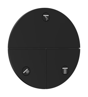 Hansgrohe ShowerSelect Comfort S stopkraan inbouw voor 3 functies, mat zwart