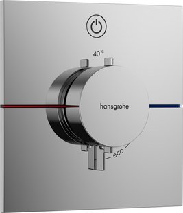 Hansgrohe ShowerSelect Comfort E thermostaat inbouw voor 1 functie, chroom