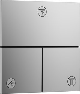 Hansgrohe ShowerSelect Comfort E stopkraan inbouw voor 3 functies, chroom